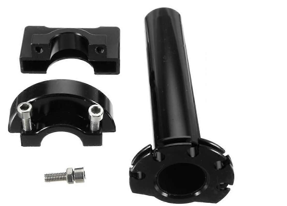 Motorcycle Quick Throttle Grip Aluminium Black Universal Fit
