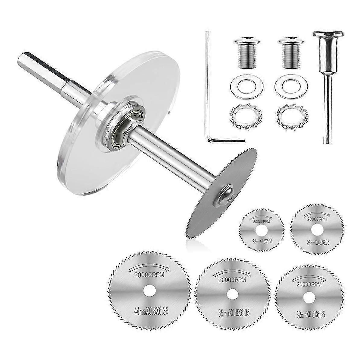 PVC Pipe Cutter Tools Kit - Adjustable Depth Gauge Guide, 6 PCS HSS for PVC Inside Cutting