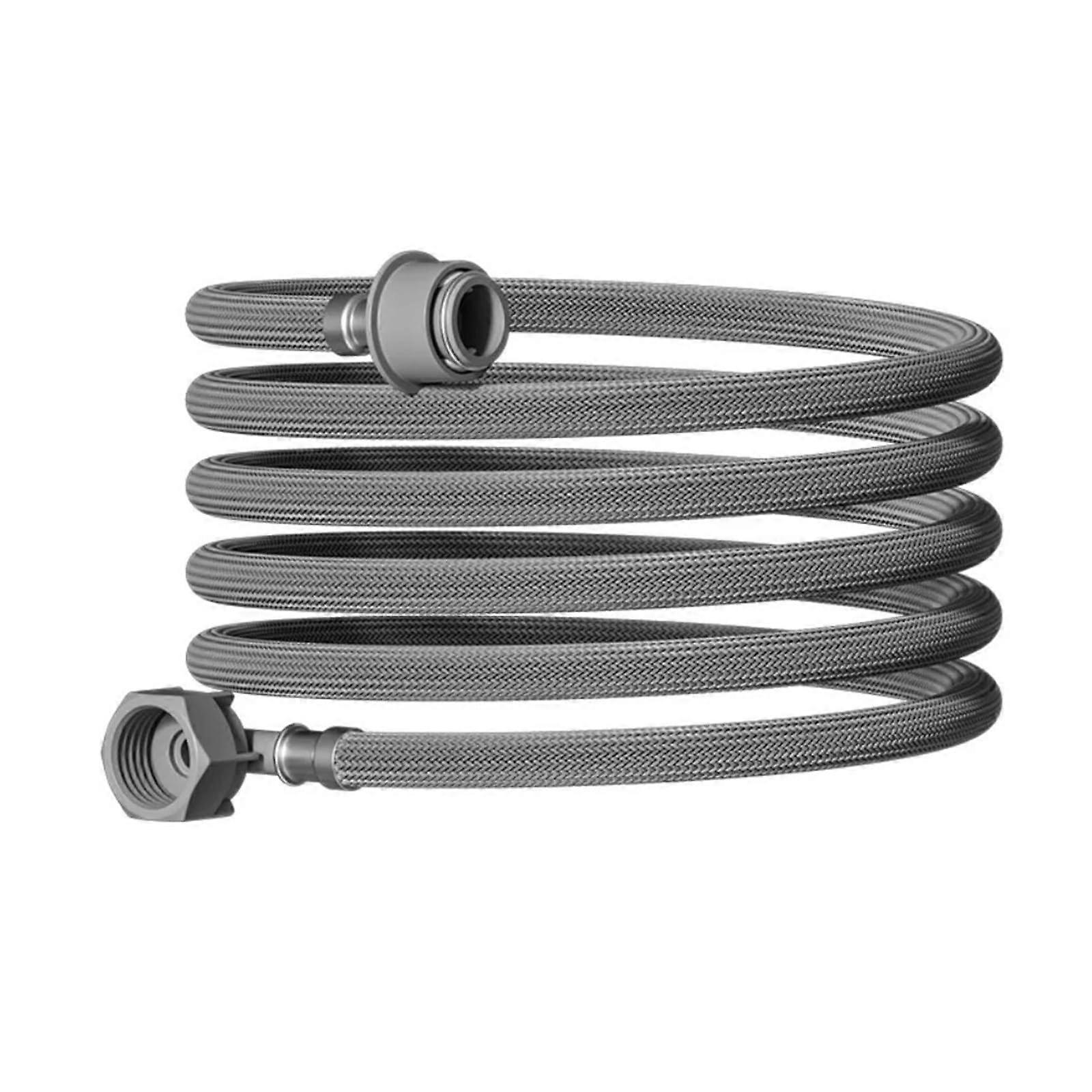 Washing Machine Hose Extension Pipe 0.8 Meter 90 Degree Bend Deformation Resistant Water Inlet Connection Replacement