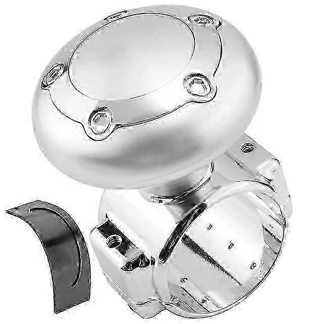 Universal Steering Wheel Spinner Knob - Car Turning Booster Handle with Rotating Ball for Easy Control Edition 0816