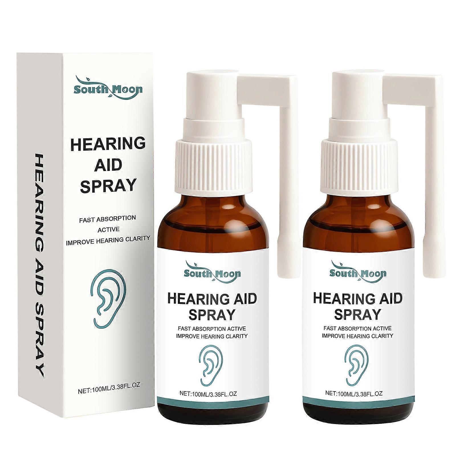2025 Hearing Aid Spray Ear Care Spray - Improves Hearing Clarity, Relieves Itching & Moisturizes Canal, 100ml