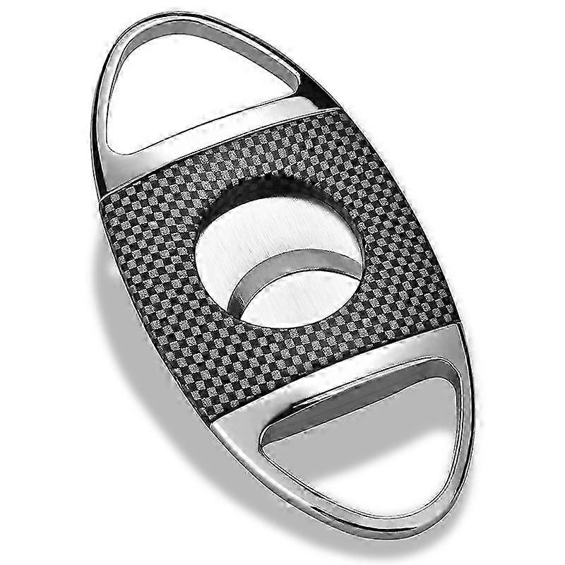 Eggplant Dragon Double-Edged Stainless Cigar Cutter