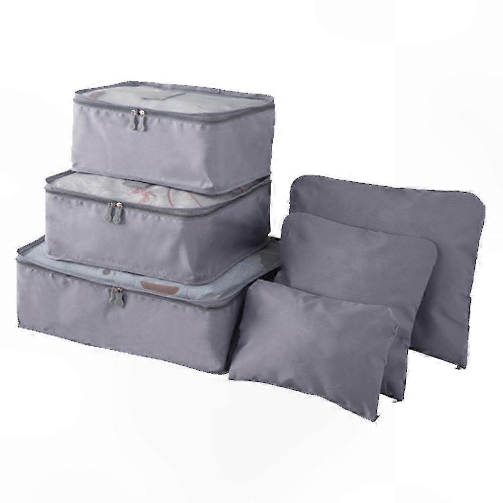 Waterproof Luggage Organizer with Mesh Panels and Space-Saving Design for Travel Suitcases