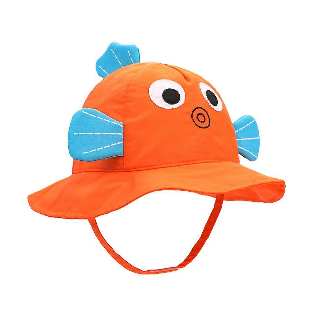 Kids Sun Hat Summer Wide Brim Floppy Hat Outdoor Activities Multi Color Breathable 1Pack
