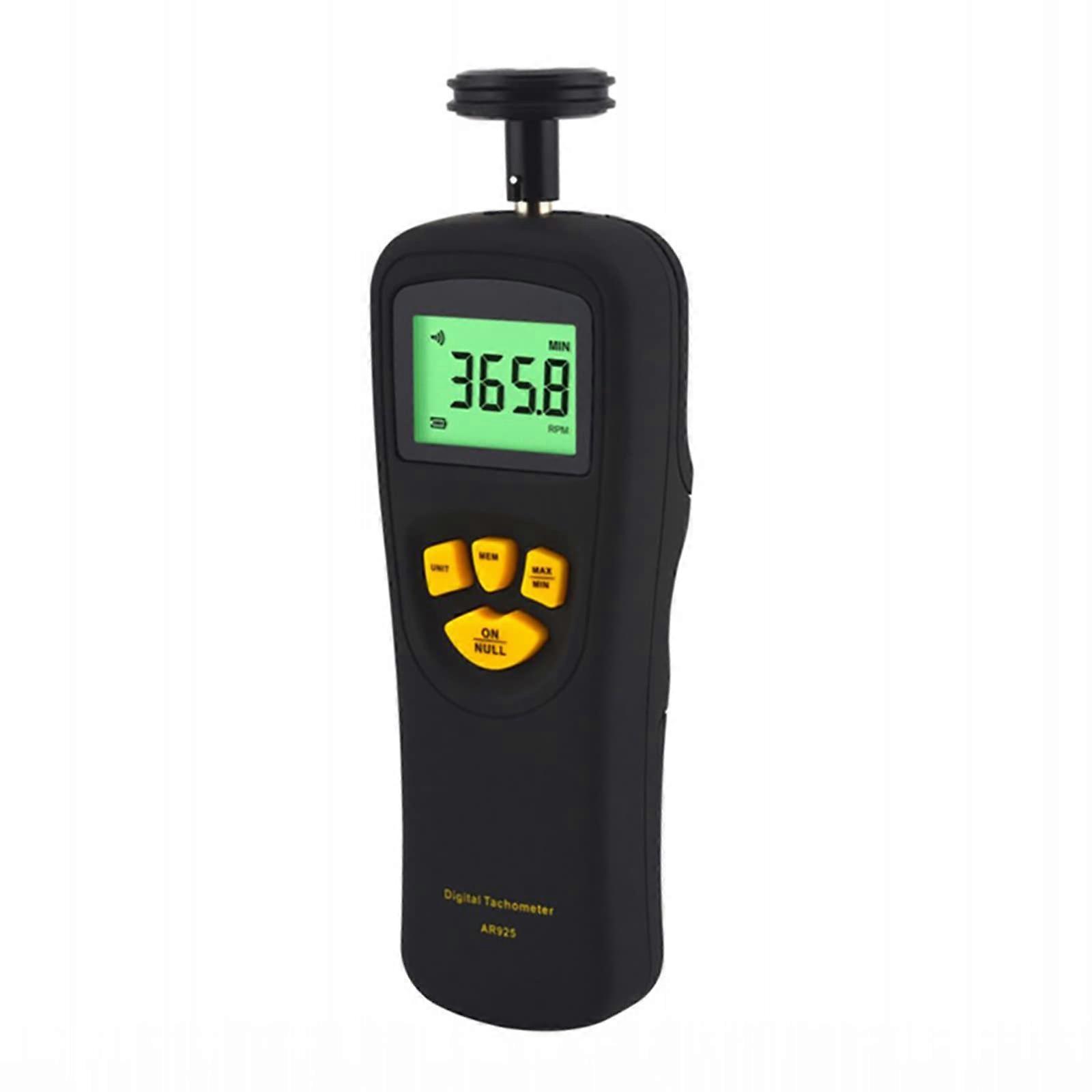 Digital Tachometer, Handheld LCD RPM Meter for Motors, Fans, Automotive, and Industrial Use, 0.519999 RPM Range