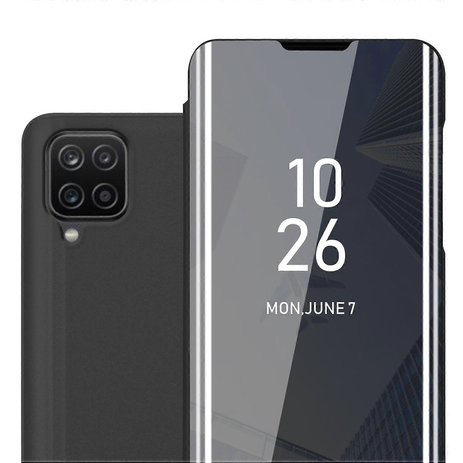 Samsung Galaxy A12 / M12 Case Protective Case - Smartview Design with Mirror