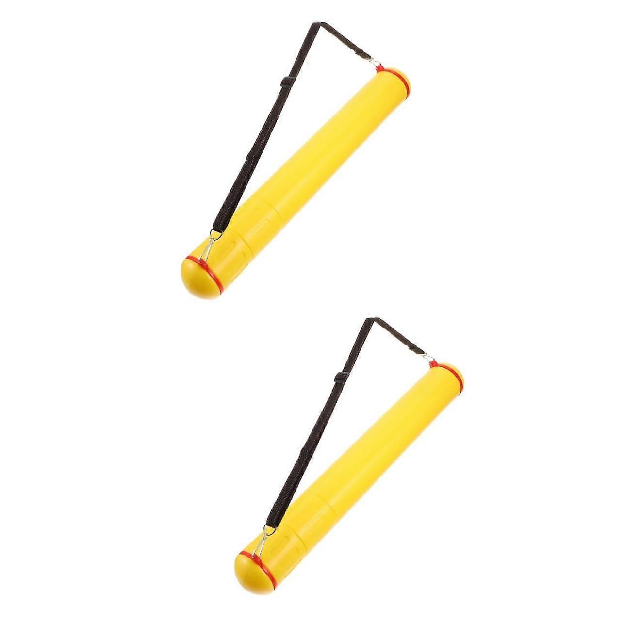2 Pack Poster Tube Telescopic Artwork Storage Holder for Drawings Documents Maps