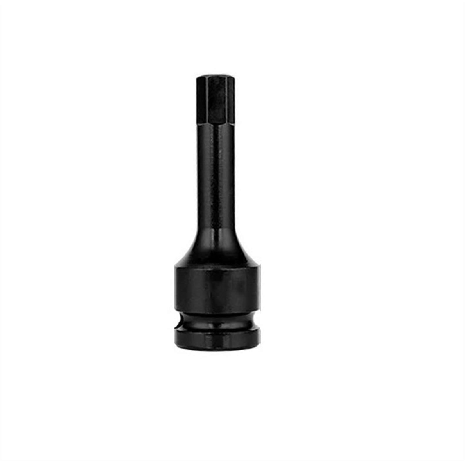 Drillforce 1/2inch Drive Impact Hex Socket Bit H4/H5/H6/H7/H8/H9/H10/H11/H12/H13/H14/H15/H16/H17/H18/20/H22/H24/H27/H30 (Color : A, Size : H8)