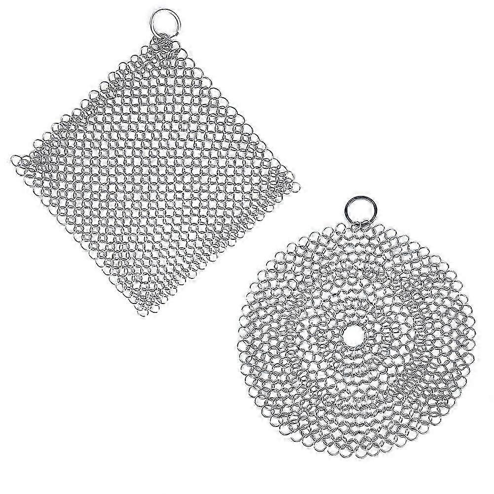 Cleaner , 2 Pieces Cleaner, Dutch Oven Cleaner Grill Cleaning Tools for Grill Pans or Woks