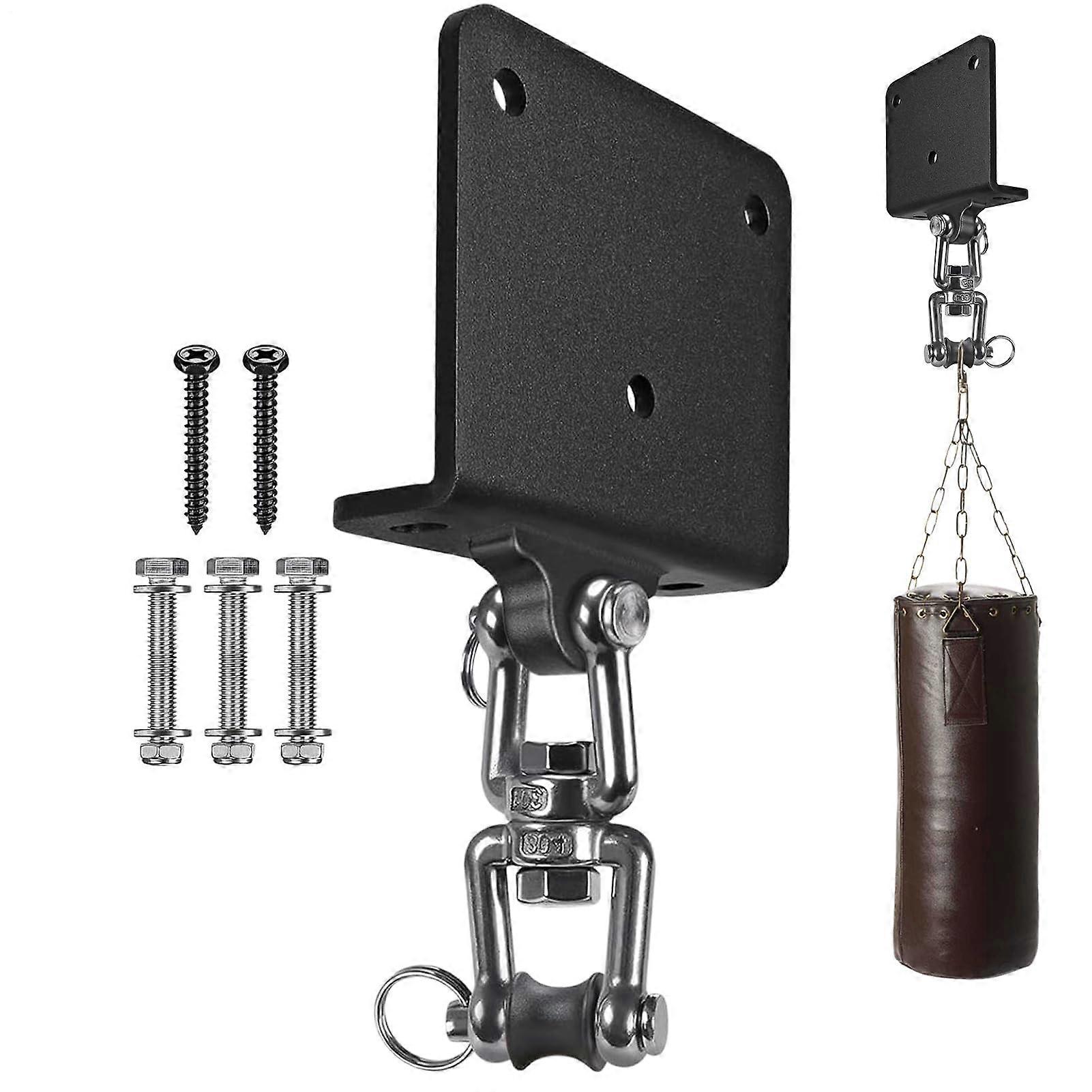 Punching Bag Hanger Heavy Duty Stand 360 Rotation Mount Non-Slip For Multifunctional Home Gym Training 4.13 x 3.74 Inches