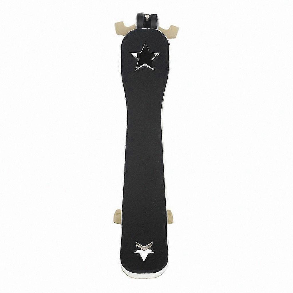Adjustable 1/2-1/4 Violin Shoulder Rest with ABS Simplified End Rod Holder