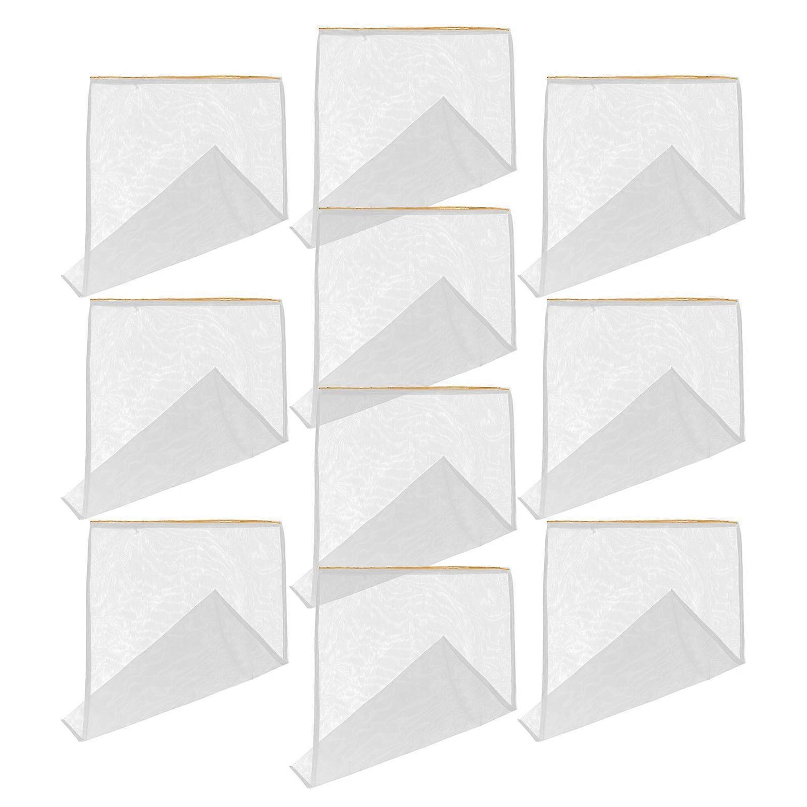 10pcs Honey Strainer Mesh Nylon Honey Filter Red Wine Filter Bag Beehive Supplies