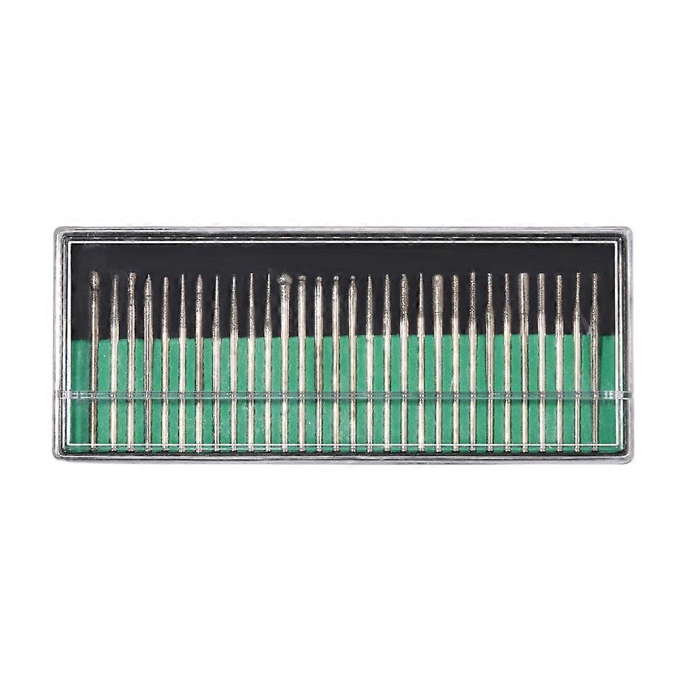 Nail grinding head set, various specifications, durable and easy to store for nail art