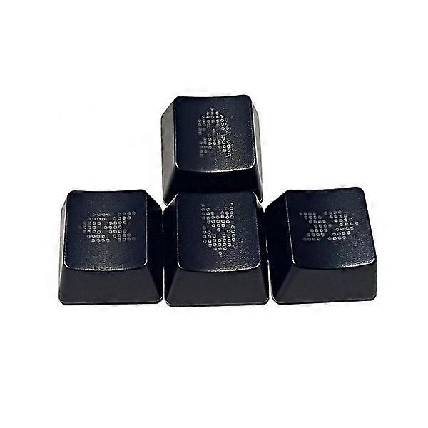 Durable ABS Direction Arrows Keycaps OEM Profile Translucent Keycap Replacement for Mechanical Keyboard 4 Keys/Set.