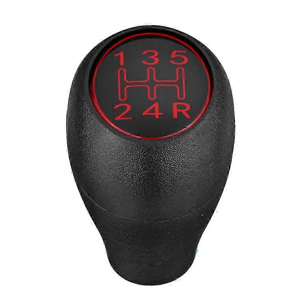 5 Speed Manual Car Gear Shift Knob Shifter Lever Handle Stick Red ABS
