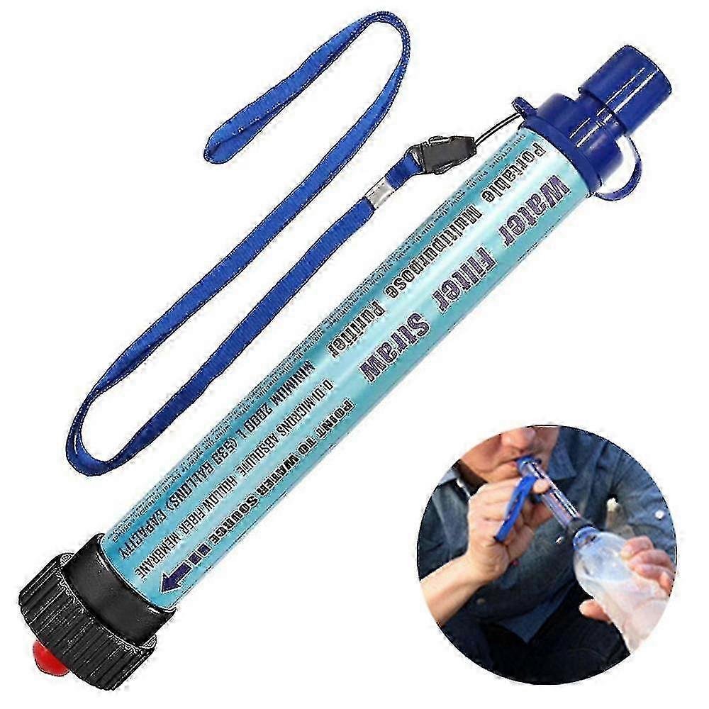 Personal Water Filter, 2000L Portable Water Purification Straw, Out...