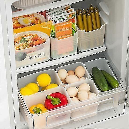 Food Container Large capacity Space Saving Lightweight Practical Refrigerator Side Door  Storage Box Household Supplies