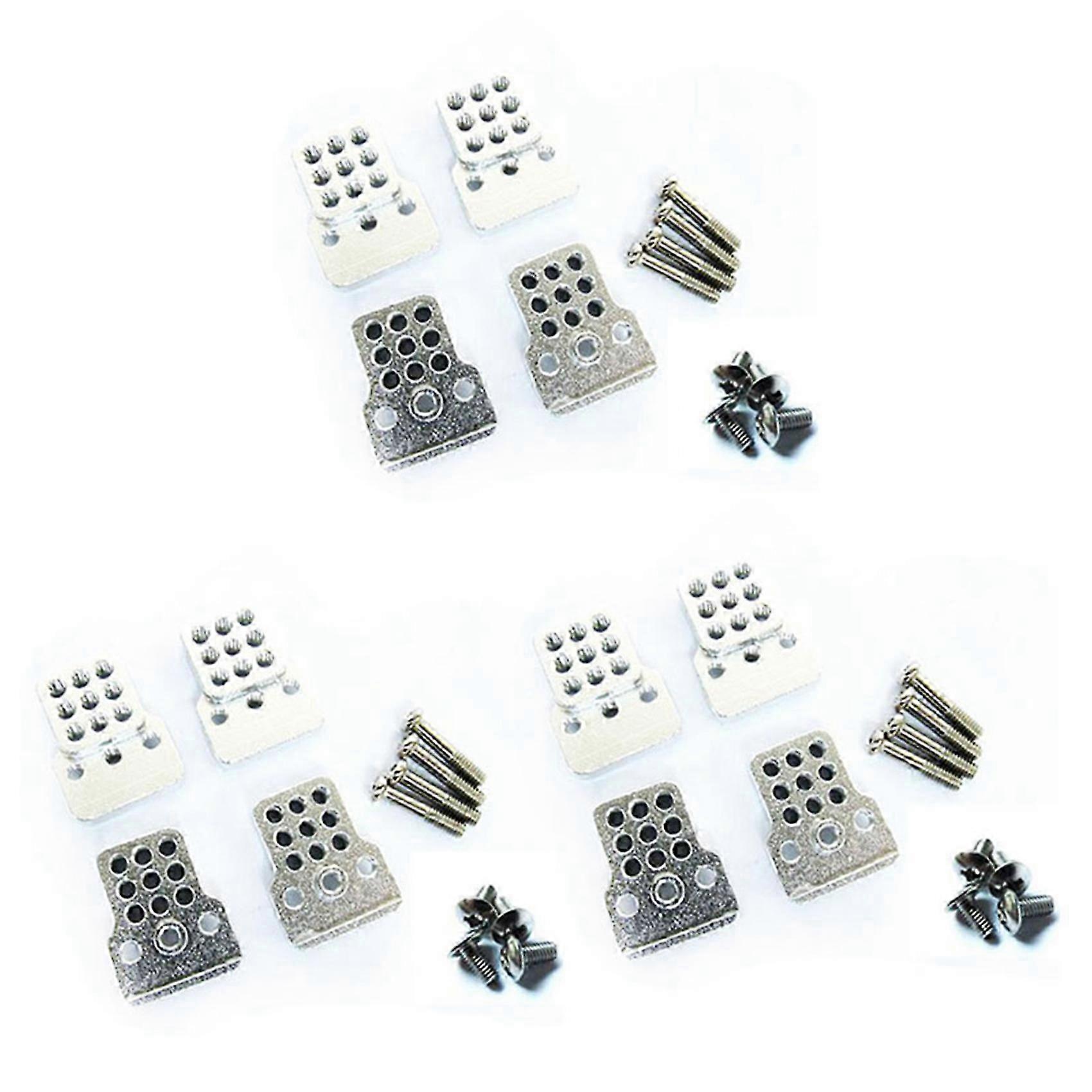 RC Car 12Pcs Metal Shock Tower Bracket Kits with Extension Seat for C-14/C-14K 1/16 Scale Models