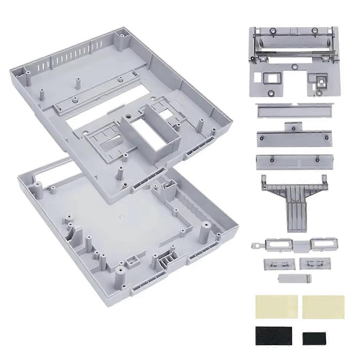 Transparent Shell Replacement Case Substitute Accessories for SNES Console Super Grey
