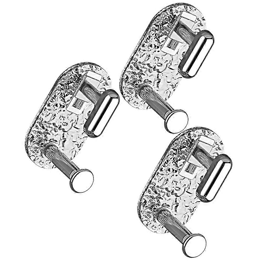 3pcs Heavy Duty Adhesive Hooks Washbasin Hanger for Bathroom Kitchen