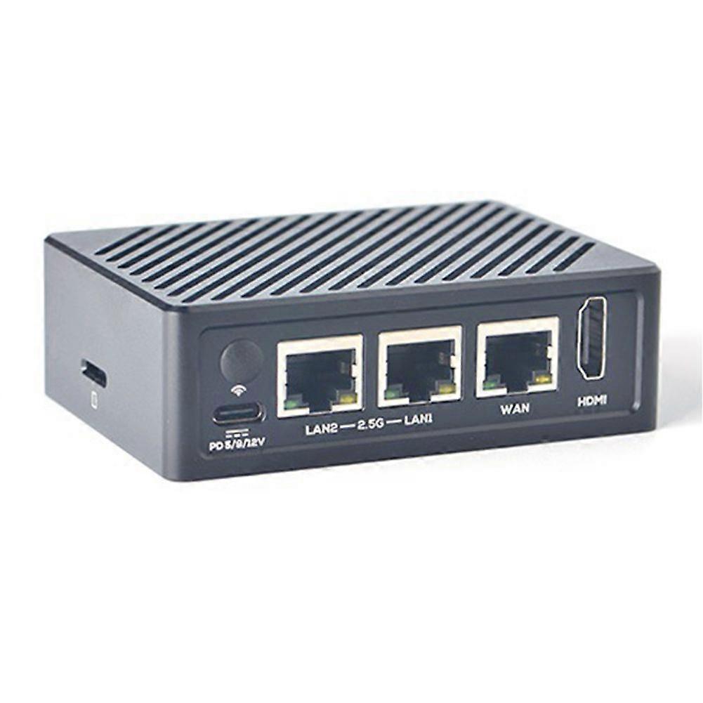 For NanoPi R5S LTS Router 4G+32G RK3568 Development Board OpenWRT HDMI-Compatible Dual 2.5G Gigabit Network Router B