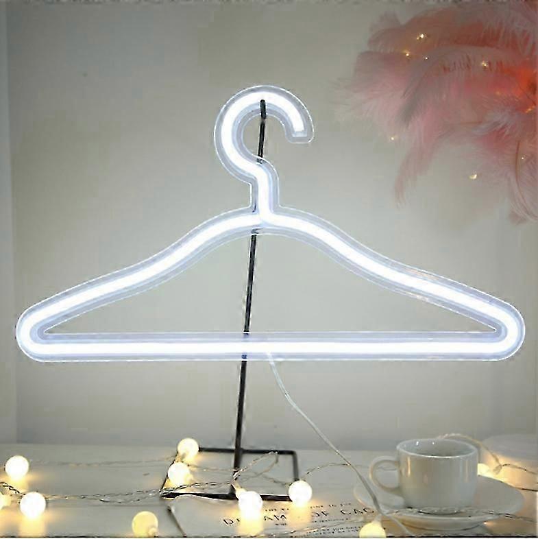 led clothes hanger glowing coat rack for pub and bedroom