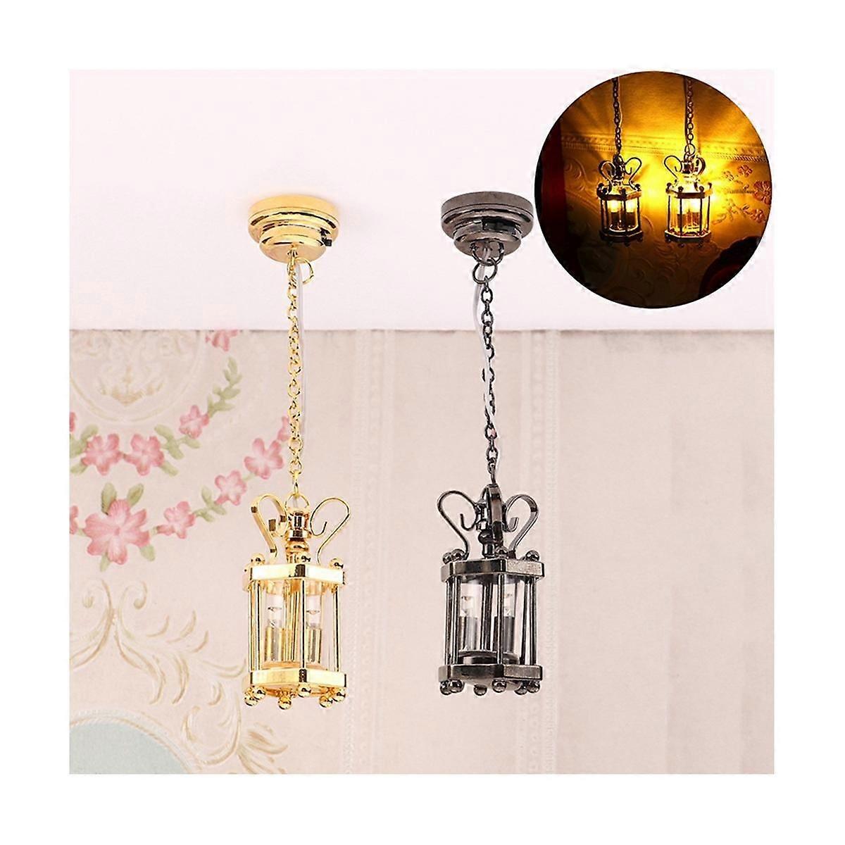 1: 12 Miniature Lamp Glass Shade Ceiling Lamp Chandelier LED Light Wall Lamp Lighting Model A