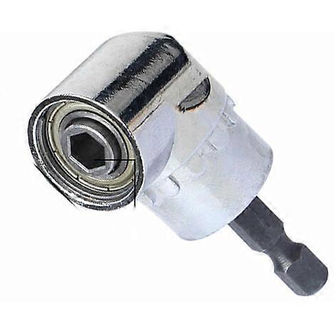 105 Degree Angle Drill Screwdriver, Magnetic Bending Right Angle Drill Adapter for Power Drill Socket Wrenches for Narrow Space Tool Set (Co