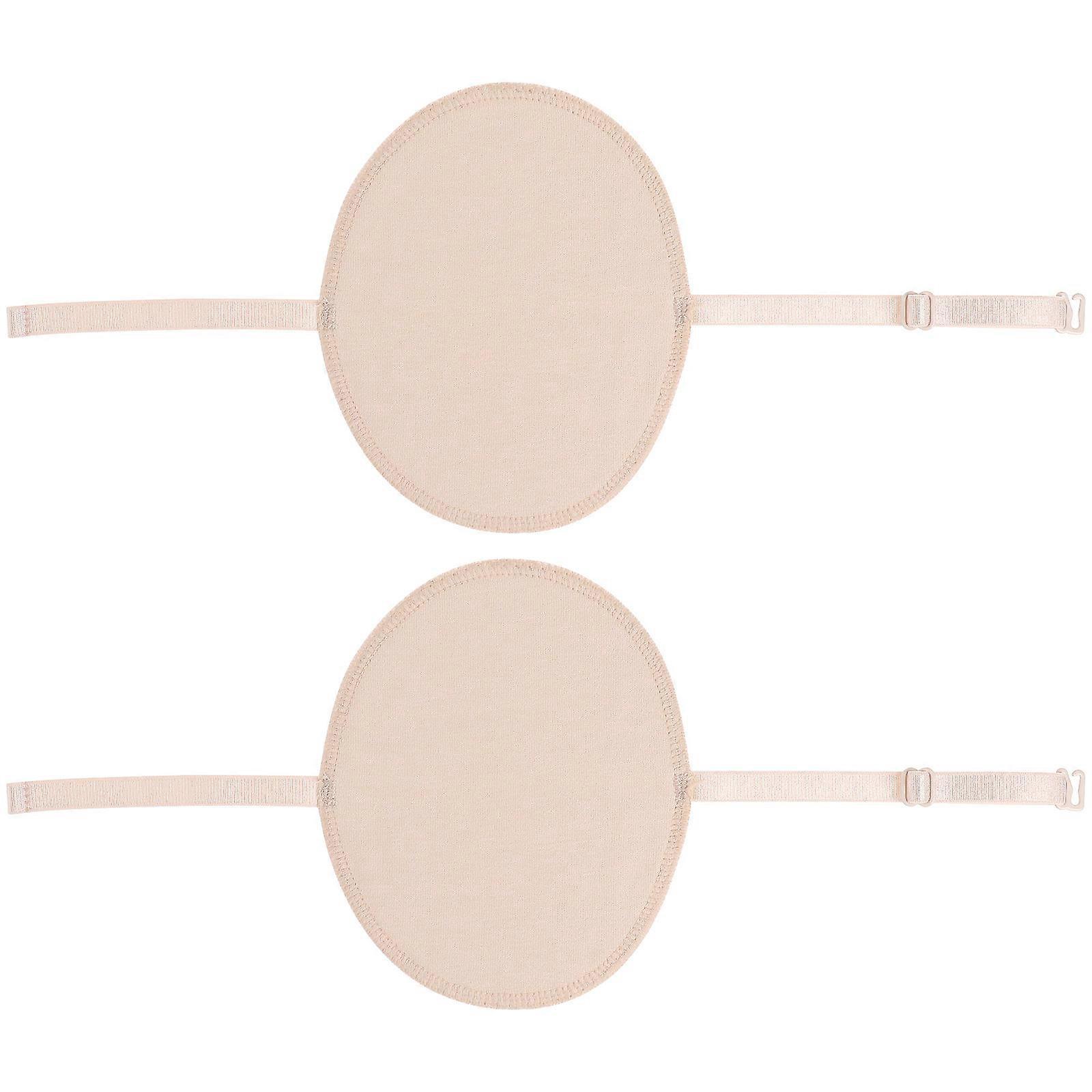 Sweat Absorption Pad Comfortable Underarm Sweat Absorbing Pad 1Pair Beige
