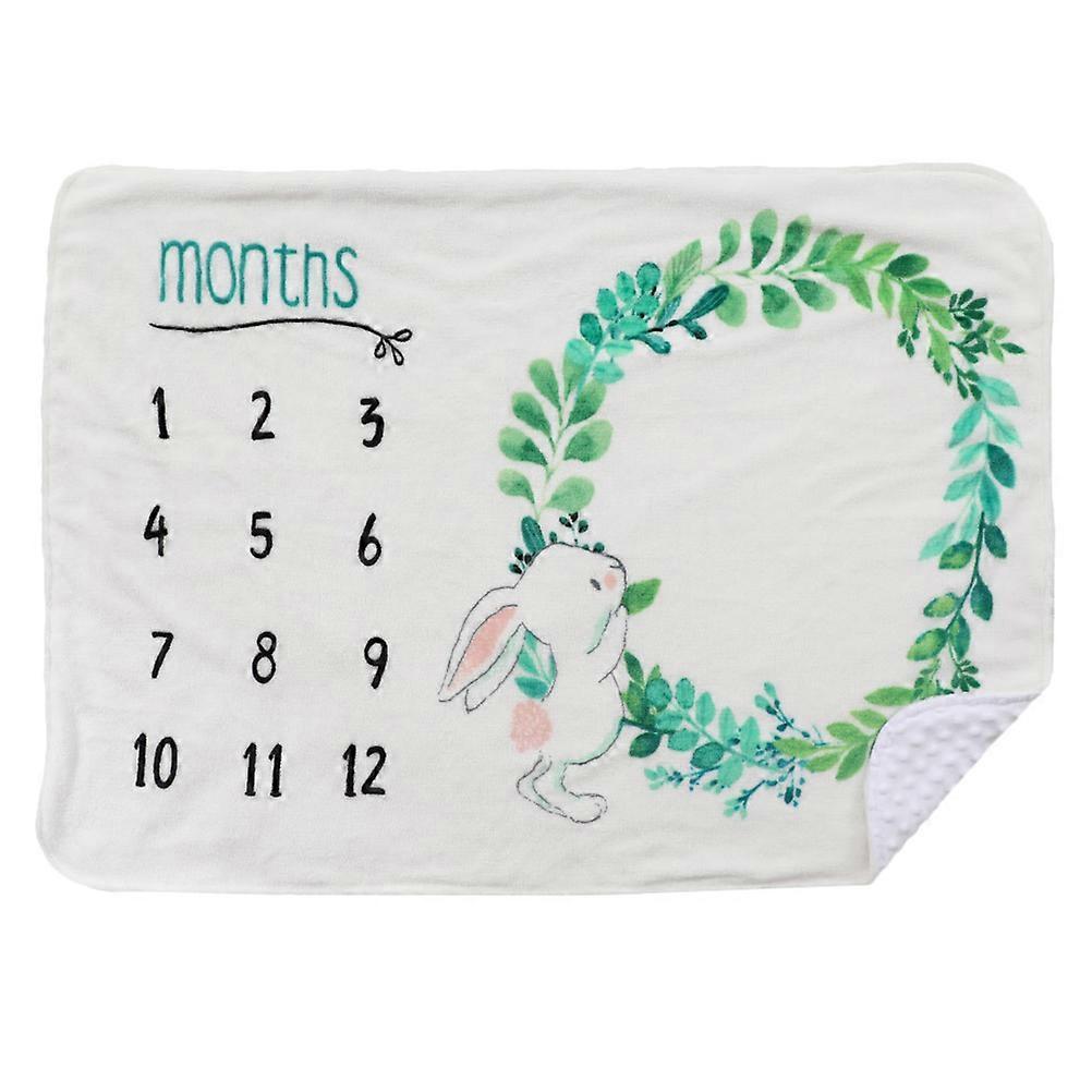 Lovely Baby Monthly Blanket for Baby Use Comes with 1Pcs Photo Prop