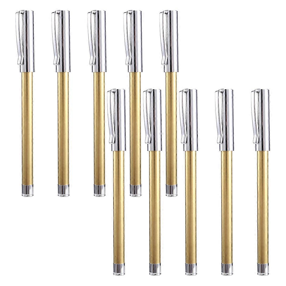 10 Pack Slimline Rollerball Pen Kit Silver