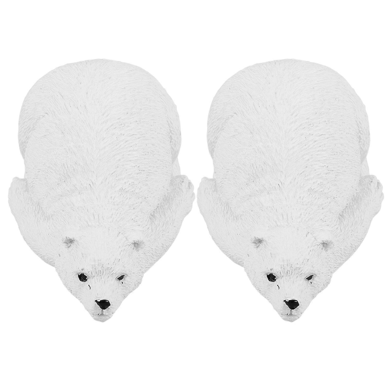 White Bear Toilet Bolt Caps Practical Replacement Covers 1Pair