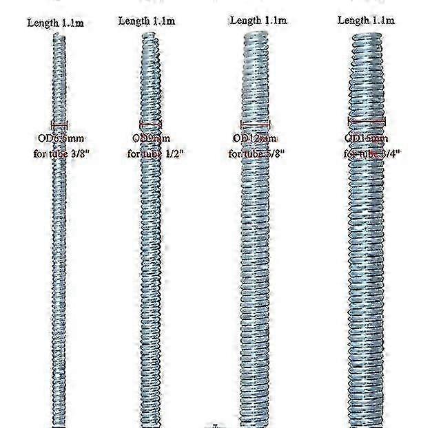 Internal Copper Pipe Spring For Air Condition 65mn 10-19mm Manual Bending Pipee Spring Tube Bending Tool