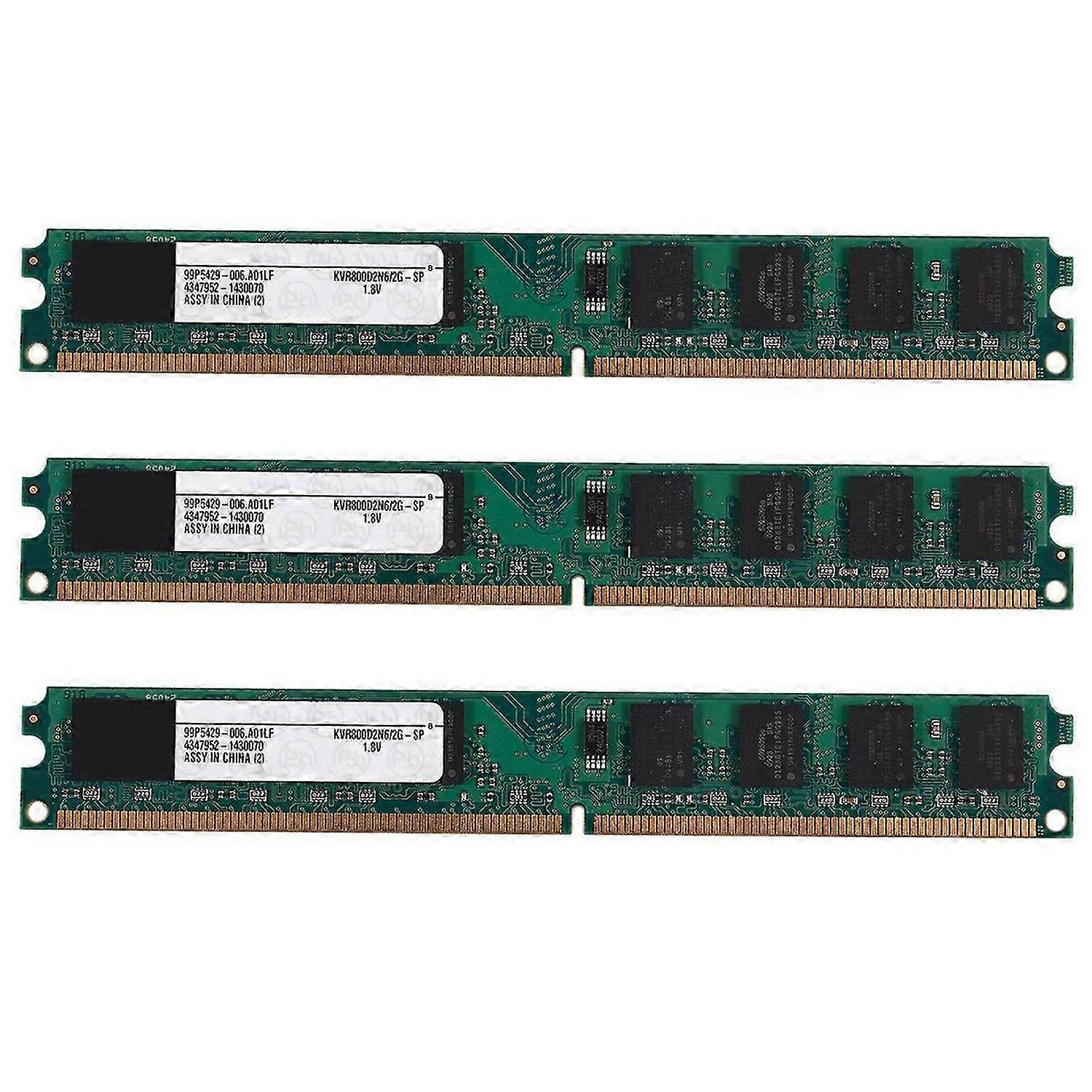 2GB DDR2 PC2-6400 800MHz 240Pin 1.8V Desktop DIMM Memory RAM (S)