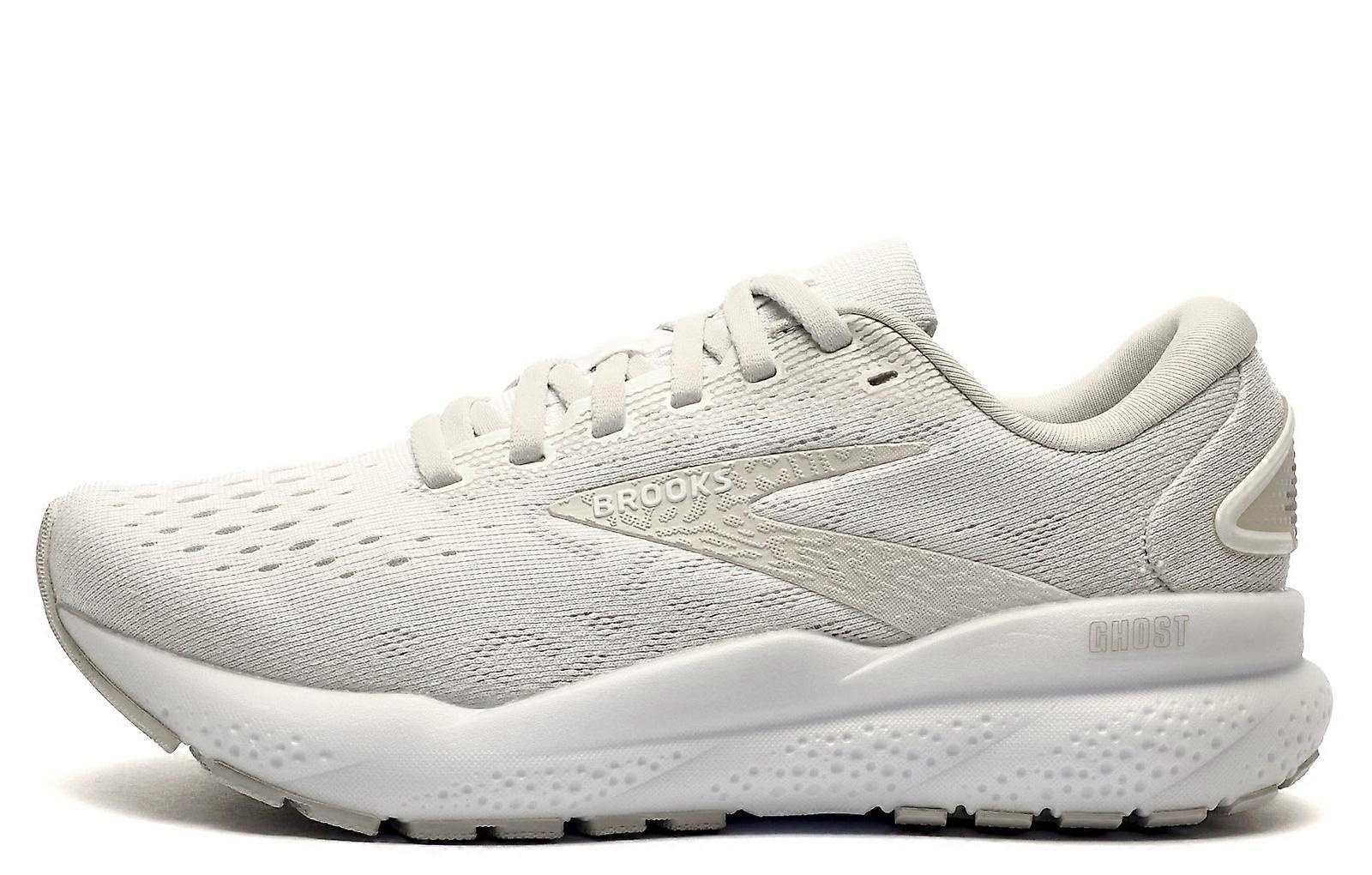 Brooks Ghost 16 Running Shoes Tint White / Grey