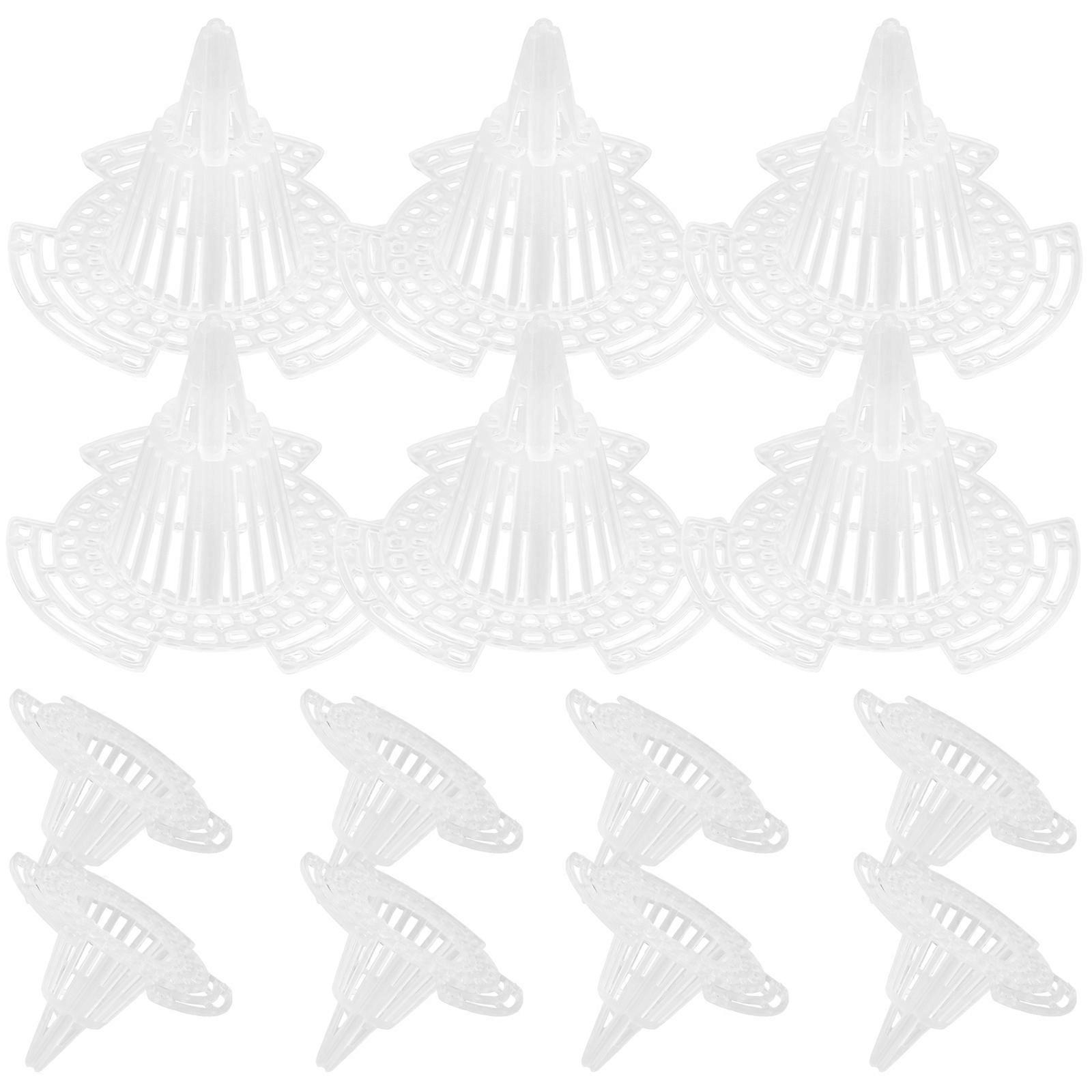 Transparent Flowerpot Accessory Planter Inserts for Drainage 25Pcs Pack