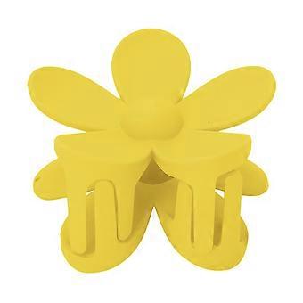 Big Flower Hair Clip Non Slip Matte Cute Thick Normal Thin Hair Styling Accessories for Women GirlsLight Yellow