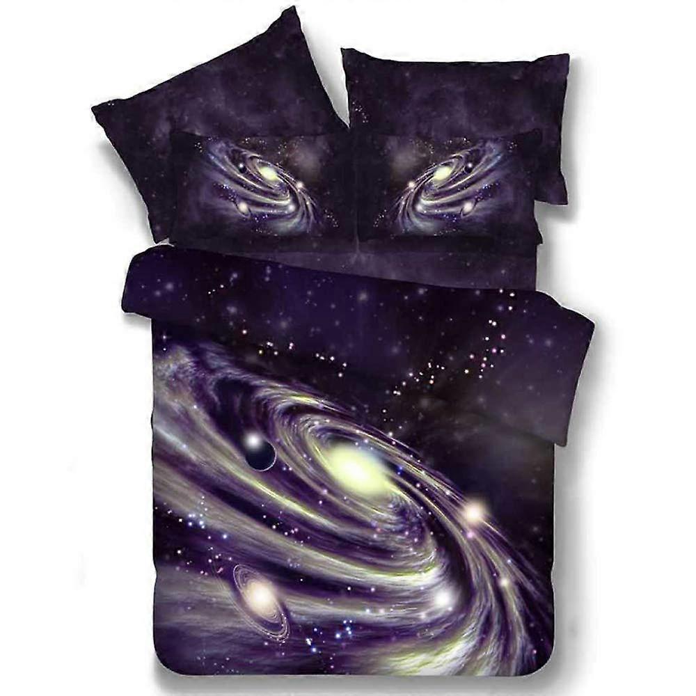 3d Printed Bedding Set Polyester 3Pc Density NonFading 240x225cm Quilt Cover And Bed Sheet 48x74cm Pillowcases