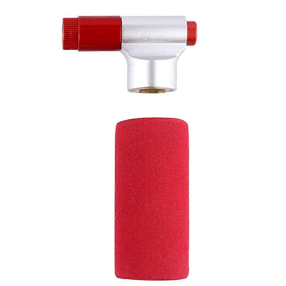 Carbon Dioxide Tire Pump Head for Bike Red