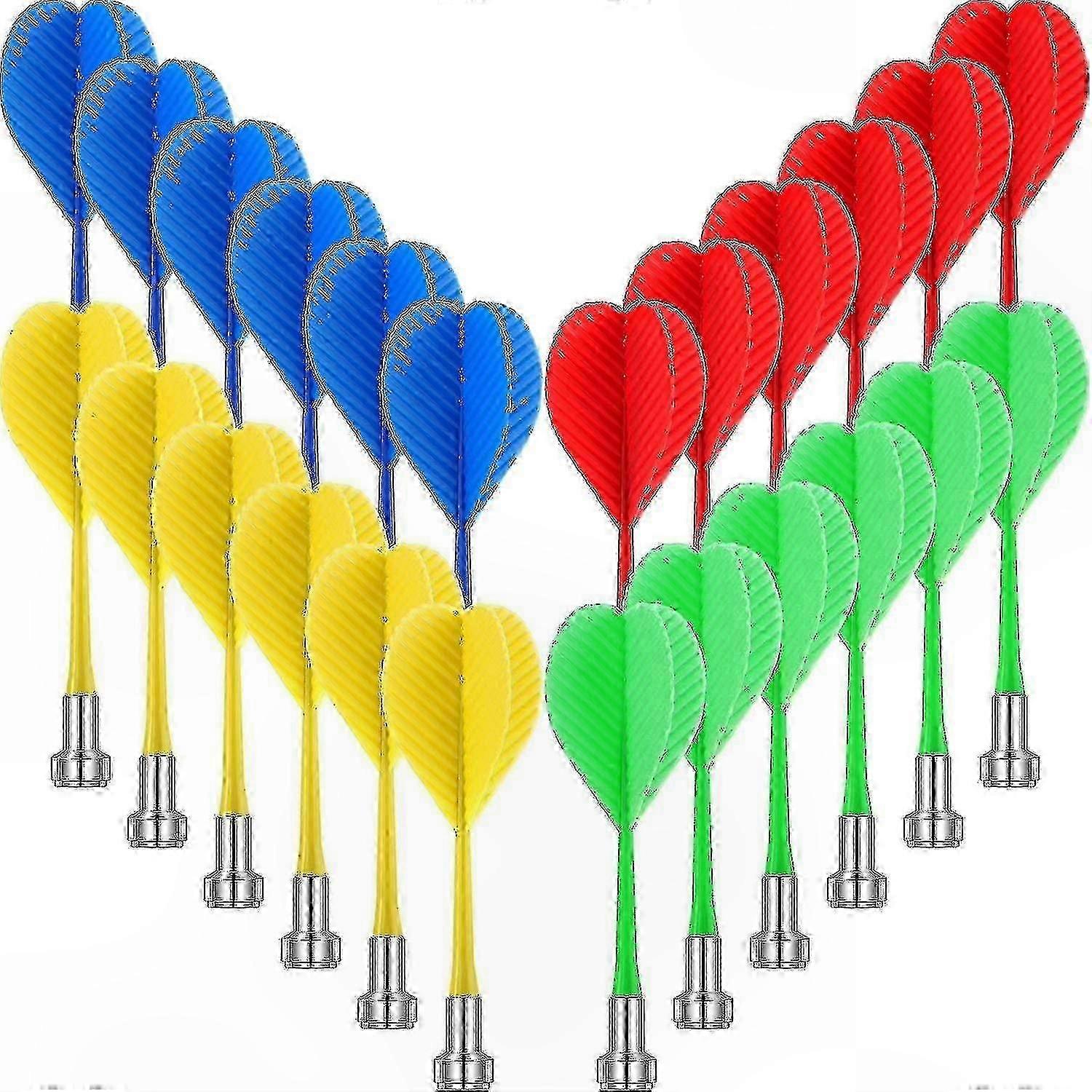 Magnetic Dart Set - 24 Replacement Tips - Safe for Kids & Adults - Fun Game Target for Boys & Girls