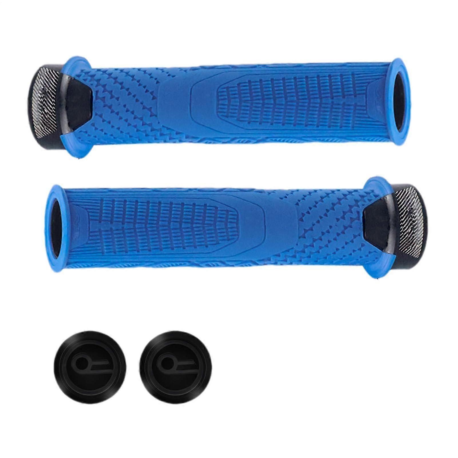 Bicycle Handlebar Covers, NonSlip Grip Pads for Bicycle Handlebars, Blue