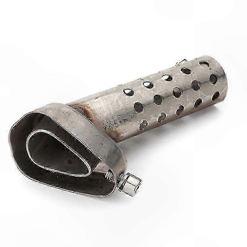 Hexagonal Motorcycle Exhaust Muffler with Adjustable DB Baffle and Tail Pipe