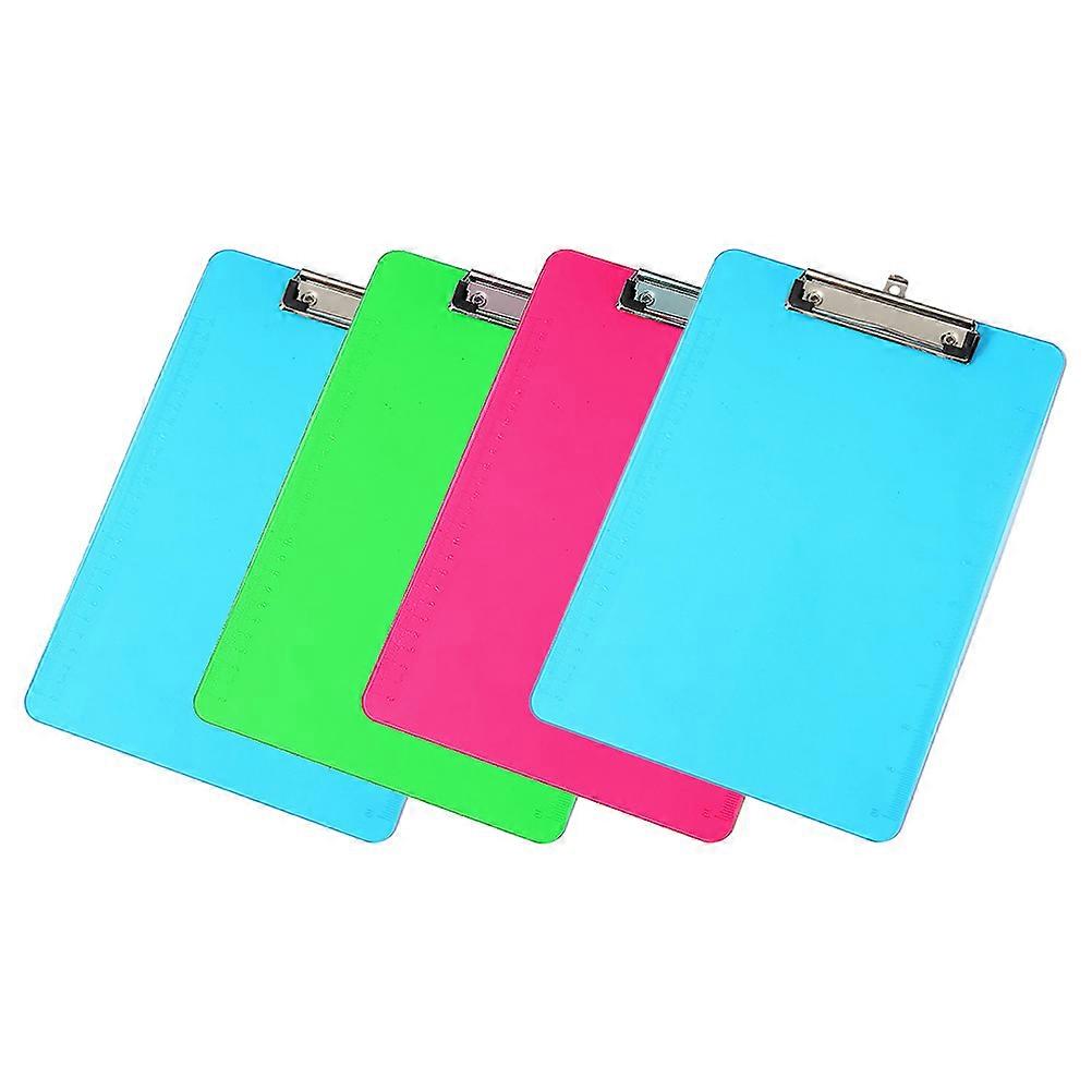 File Folder Clipboards for Writing Use 4Pcs Portable Colored Writing Boards