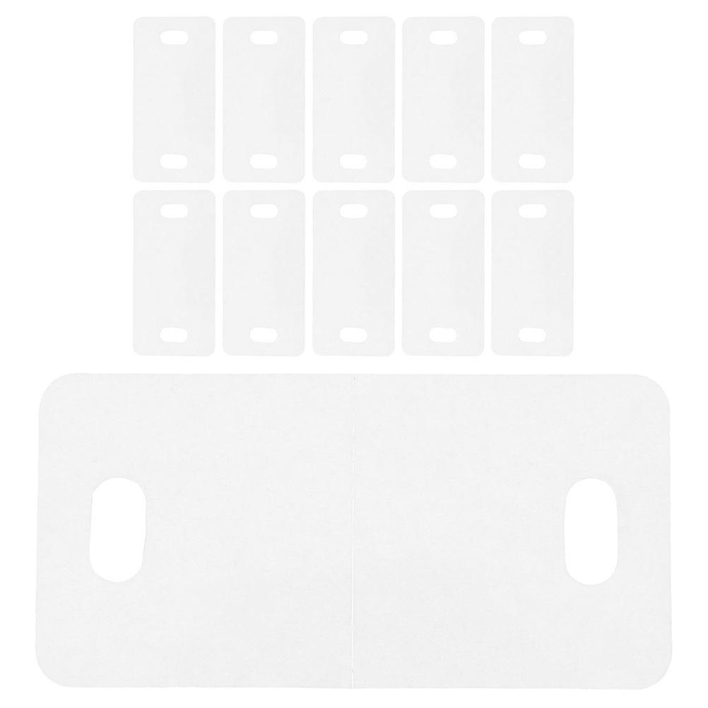 Vertical Blinds Replacement Clips for Repair 125Pcs Transparent PVC Material