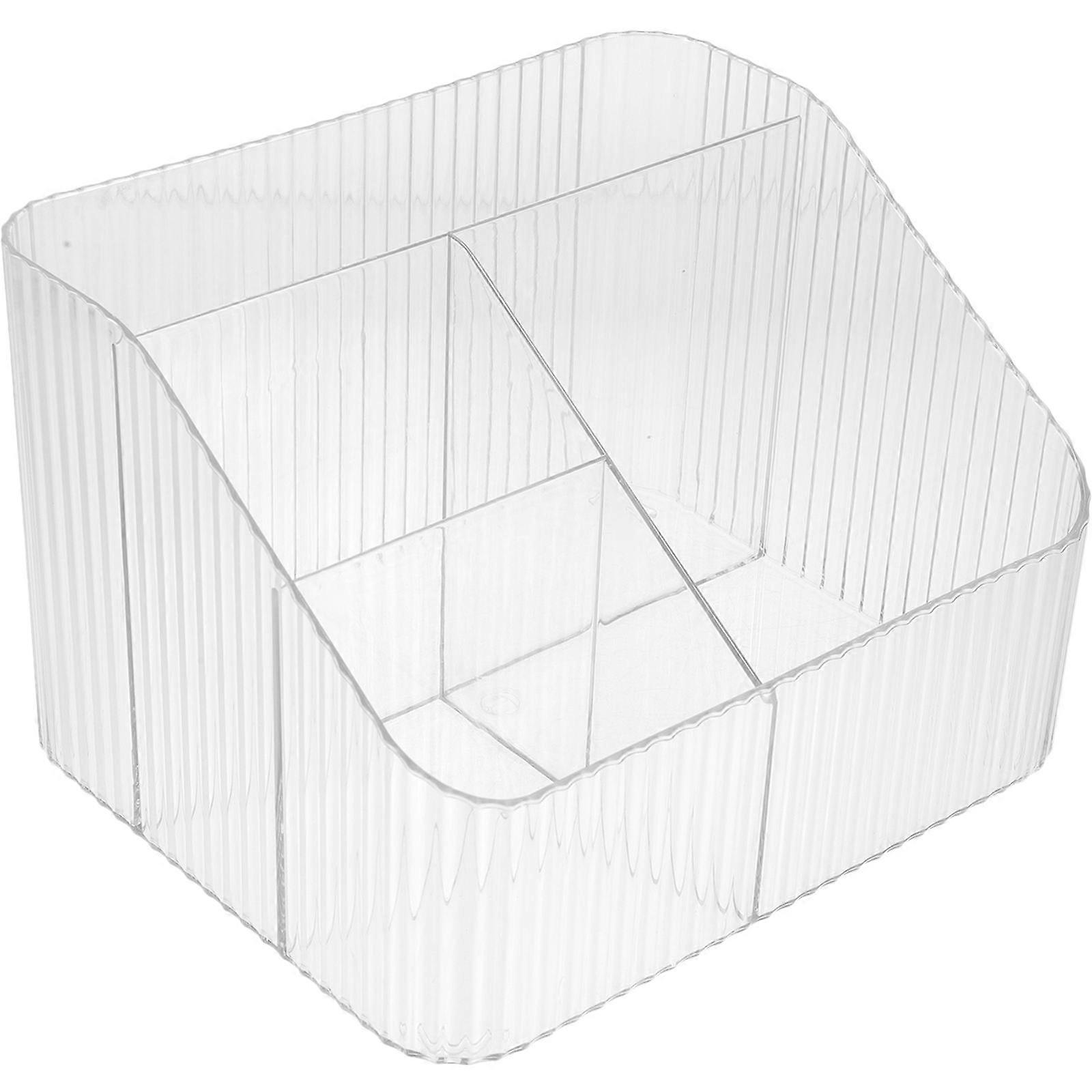 Multi-Use Desktop Organizer Acrylic Box for Cosmetics Storage 2Pcs