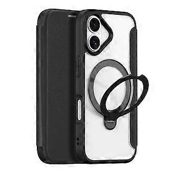 Compatible For iPhone 17 Leather Case DUX DUCIS Skin X Pro Series Rotary Kickstand Cover Compatible with MagSafe
