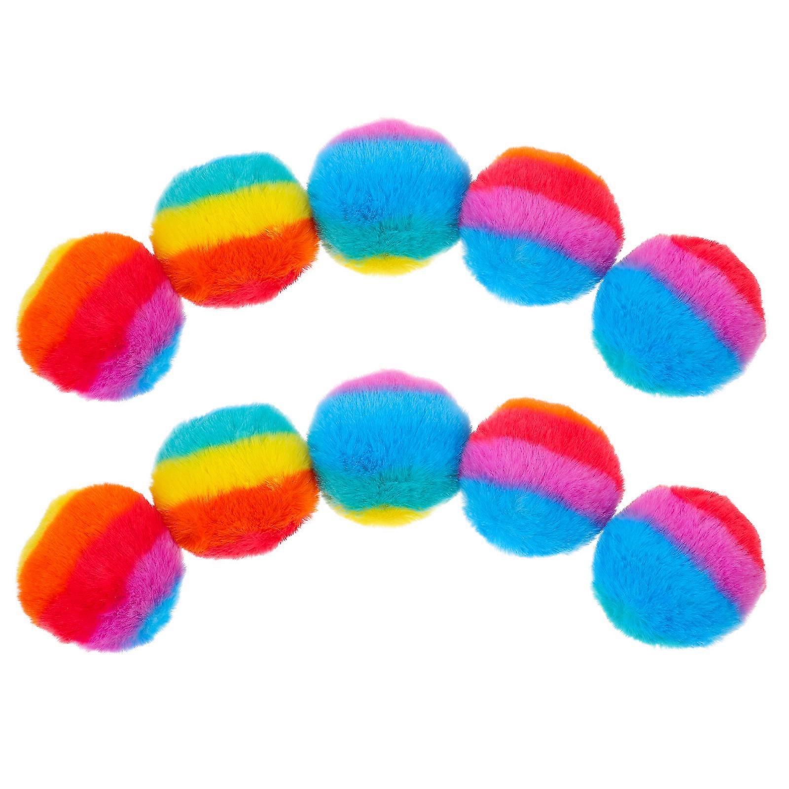 Pom Poms For Crafts Accessories Decoration 50 Pcs Multi Colored Fluffy Balls For Clothing And Headwear DIY Projects