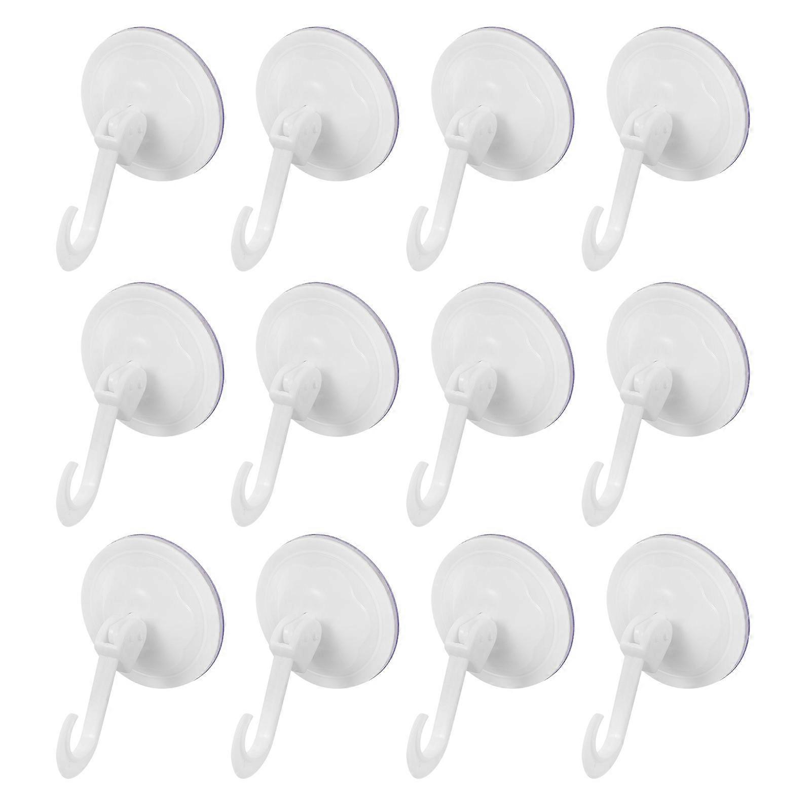 Durable Suction Cup Hooks Door Hooks for Home Use 45Pcs White Set