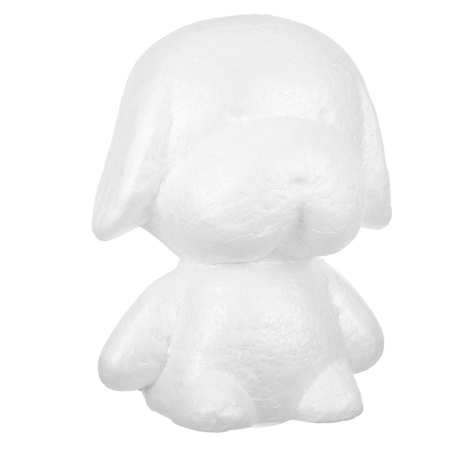 Unfinished Dog Ornament Foam Design For Various Artistic Occasions DIY Projects 1Pack