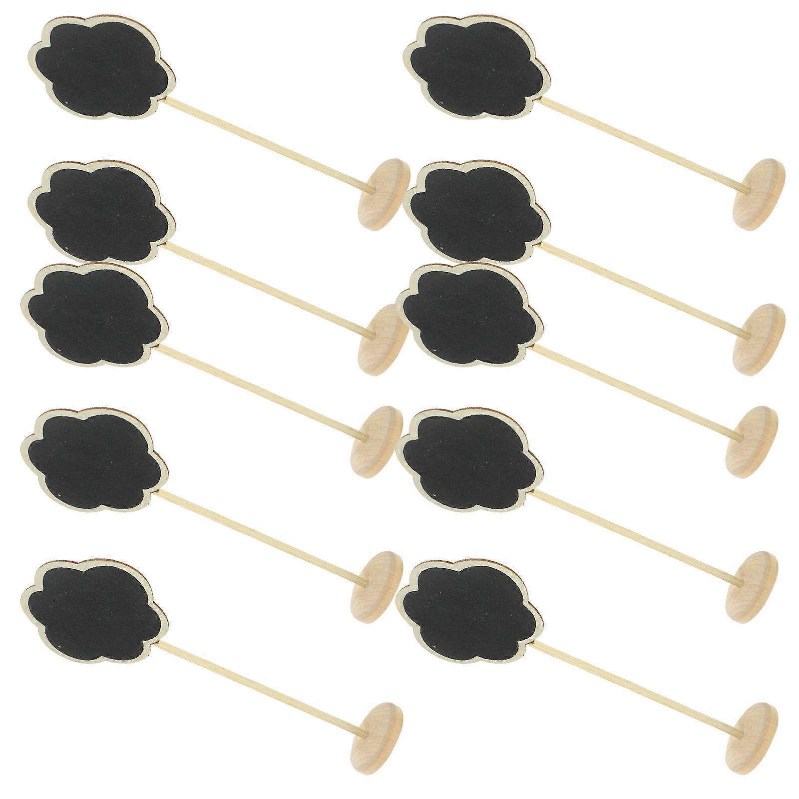 Desk Bulletin Board Cloud Shape Chalkboard For Kids Crafts 12Pcs